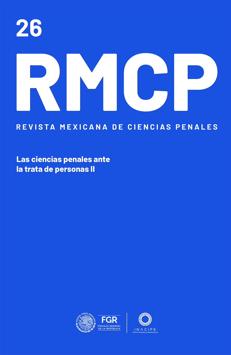 Número 26 de la Revista Mexicana de Ciencias Penales: Las ciencias penales ante la trata de personas II